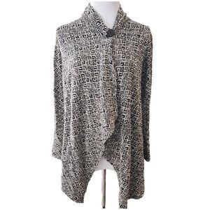 Bobeau Single‎ Button Swing Jacket
Waterfall Cardigan Small